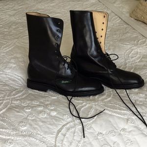 Black Para combat boots